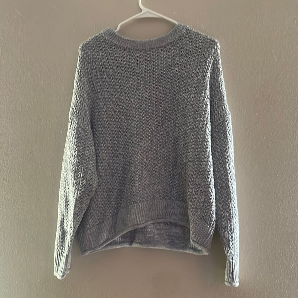 Grey Oversized Sweater! Size Lg!